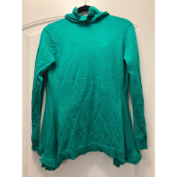 NWT Matilda Jane Women’s Spring To Mind Ruffled Cardigan Sweater‎ Size S Green - Picture 7 of 7